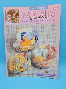 McCall's Creates Stoff gehäkelt Geschenkkörbe Tabelle 1992 Musterheft - Bild 1 von 2