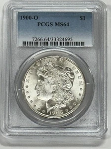 1900 O Morgan Silver Dollar PCGS MS-64 WHITE NICE LUSTER - Picture 1 of 3