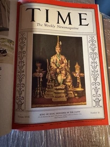 Magazine Time. Bound. April. To. June. Siam's King Phumiphon Complete - Imagen 1 de 2