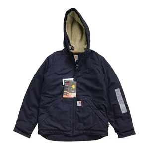 CHAQUETA FORRADA SHERPA RESISTENTE AL FUEGO CARHARTT XS X PEQUEÑA MUJER AZUL SWING COMPLETO - Imagen 1 de 5