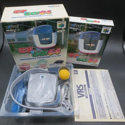 Densha de Go 64 Nintendo 64 with Microphone Foam and Manual Japanese Version - Image 1 of 4