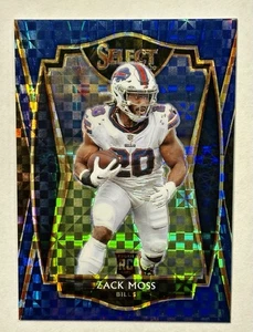 2020 Select Zack Moss RC Blue Prizm Rookie Premier /149 Bills - Picture 1 of 2