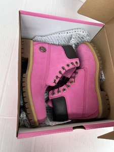 Stivali Timberland Uomo Susan G Komen Rosa Scamosciato Edizione Limitata Tg 7,5 - Foto 1 di 11