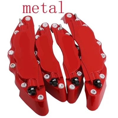 4PCS metal 3D Brake Caliper Cover  style F& R fit For Chevrolet Corvette Camaro - Image 1 of 4