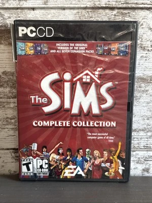 The Sims Complete Collection PC Game (2005) - 4 Discs + Manual - Good Condition - Image 1 of 2