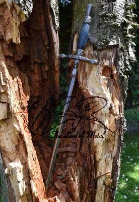 Daga de aguja hecha a mano personalizada de acero al carbono - Espada de daga coleccionable  Foto 1 de 4