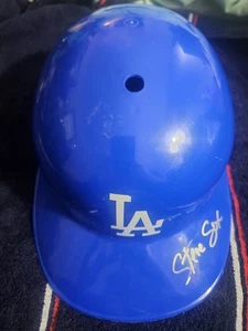 Steve Sax Signed Autograph Los Angeles Dodgers Souvenir Helmet - Picture 1 of 6