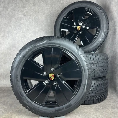 Winterräder Porsche Taycan 19" Original S AERO Felgen DOT23+24 9J1073604BB J1 II - Bild 1 von 4