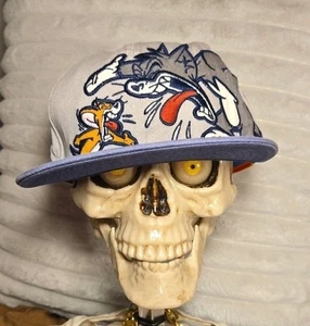 Tom & Jerry Gray SnapBack Hat Tag Turner Entertainment Company RN#115665  - Picture 1 of 9