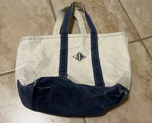 Bolso de Mano LL Bean Boat & Tote Med de Colección Años 80 Freeport EE. UU.  - Imagen 1 de 9
