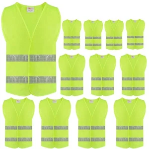 Normal Visibility Safety Vests,12 Pcs, Adjustable Size,Lightweight Mesh Fabri... - Picture 1 of 3