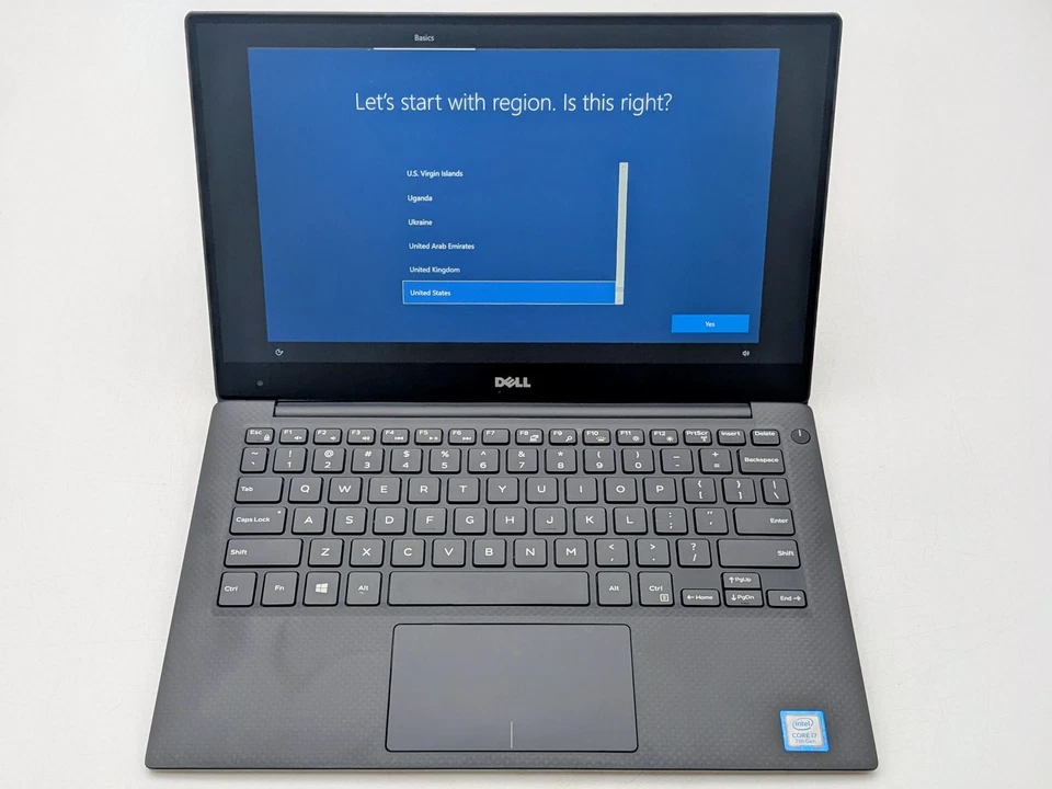 Dell XPS 13 9360 13" QHD+ Touch I7-7560U 512GB SSD 16GB W10P Webcam Backlit - Image 1 of 4
