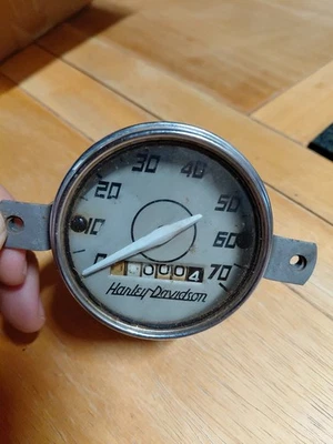 Harley Hummer Model 165 Speedometer 1950s-60s OEM USED - Image 1 of 4