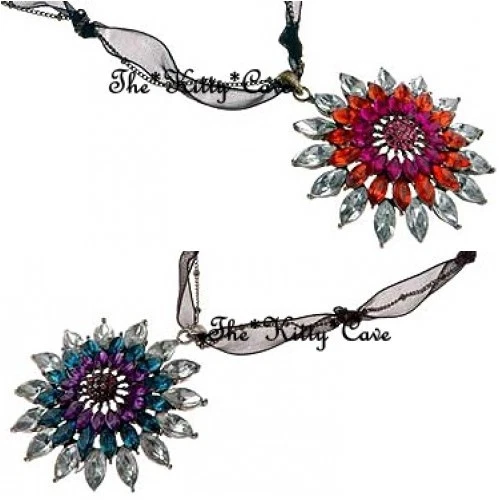 Vintage Bollywood Bling Ethnisch Stern Blume Statement Kristall - Bild 1 von 1