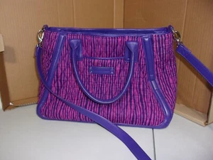 Vera Bradley handbag - Turnlock Satchel - purple - Picture 1 of 5
