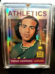 2013 YOENIS CESPEDES #264/564 TOPPS CHROME REFRACTOR GEM. - Picture 1 of 11