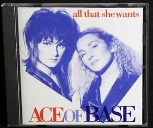 All That She Wants CD Single Maxi Single by Ace of Base CD Sep-1993 LN - Picture 1 of 2