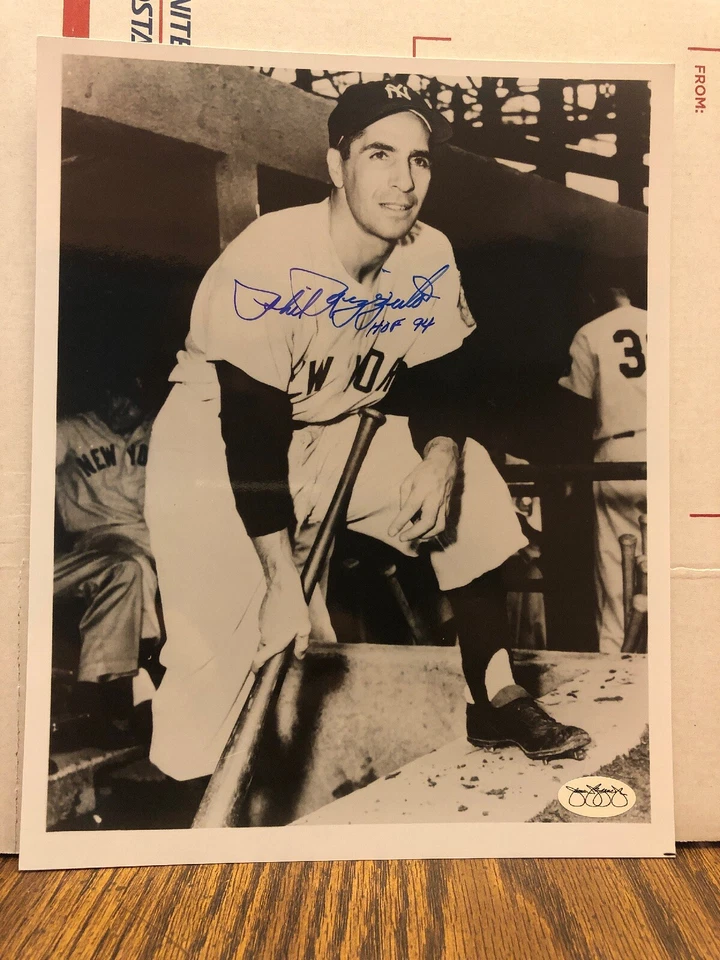 PHIL RIZZUTO HOF 94 Signed NY Yankees 8x10 Photo - JSA COA  - Image 1 of 1