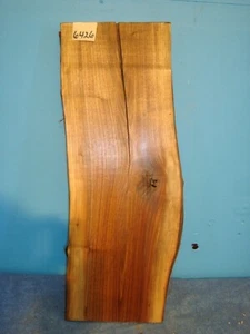 # 6426 Losa de borde vivo de nogal negro madera artesanal 26" L 9 1/2" W 1 11/16" T - Imagen 1 de 1
