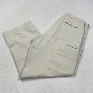 Polo Ralph Lauren pantaloni cargo 38 da uomo marroni a costine tasche larghe con cerniera USA - Foto 1 di 12