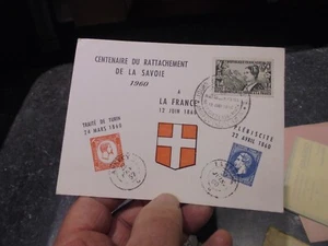 Journée Commemorative du Centenaire Rattachement de la Savoie à la France 1960 - Picture 1 of 2