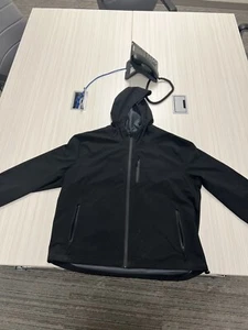 Haggar Active Series Mens Athletic Shell Jacket, Black,2 XL - Picture 1 of 10