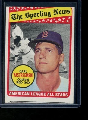 1969 Topps #425 CARL YASTRZEMSKI The Sporting News ALL STAR  - Image 1 of 2