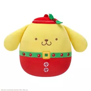 Hello Kitty 8" Pompompurin Red with Green Belt Plush - Picture 1 of 12
