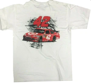 NASCAR Juan Pablo Montoya #42 Target 2 Sided Adult Men's T-Shirt Choose Size - Picture 1 of 2