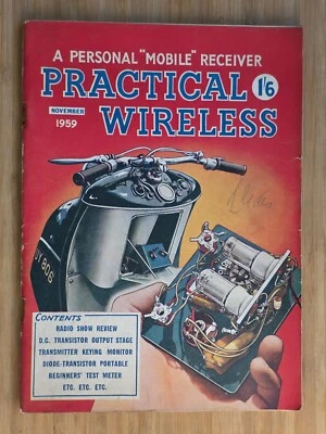 Practical Wireless - magazine / November 1959 - Vintage - Image 1 of 2