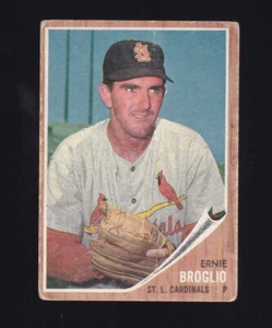 1962 Topps Ernie Broglio #507 St Louis Cardinals - Picture 1 of 2