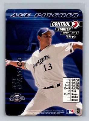 MLB Showdown 2001 Jeff D'Amico Ace Pitcher Promo! Rare! - Image 1 of 2