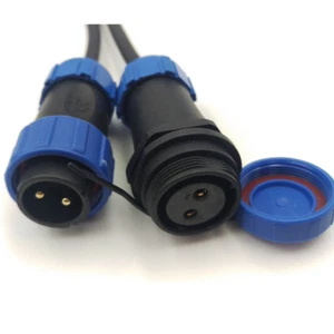 SP21 2Pin Waterproof Aviation Cable Connector Plug Socket,Bulkhead Connector - Picture 1 of 8