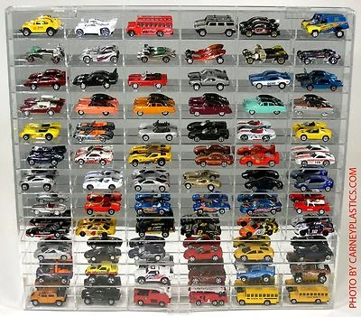 1/64 Die Cast Display Case compatible with Hot Wheels 72 Long Compartment, - Image 1 of 4