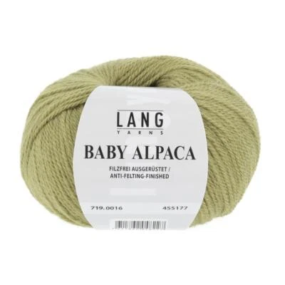 Lang Yarns Baby Alpaca 16 - LL 170m / 50g - Nadelstärke 3