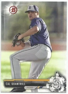 Cal Quantrill San Diego Padres 2017 Bowman Draft béisbol - Imagen 1 de 3
