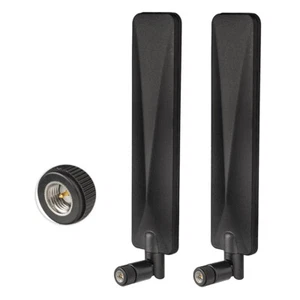 2x MIMO SMA External Antenna 3G 4G LTE Aerial for Huawei B593 B315 B525 E5186 - Zdjęcie 1 z 9