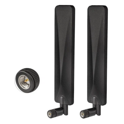 2x MIMO SMA antenna esterna 3G 4G LTE antenna per Huawei B593 B315 B525 E5186 - Immagine 1 di 4