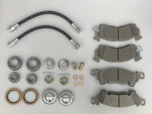 68-72 Chevelle Front Disc Brake Kit Delco Pads Hoses and hardware GM A Body - Picture 1 of 8