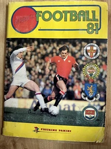 Panini Football 81 Sticker Album - 100% Complete - Picture 1 of 11