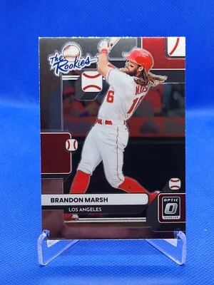 2022 Donruss OPTIC Baseball TR-8 BRANDON MARSH RC The Rookies Angels - Image 1 of 2