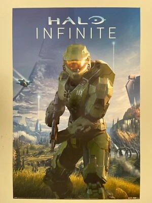 HALO ,INFINITE,AUTHENTIC LICENSED 2021 MICROSOFT XBOX POSTER - Image 1 of 4