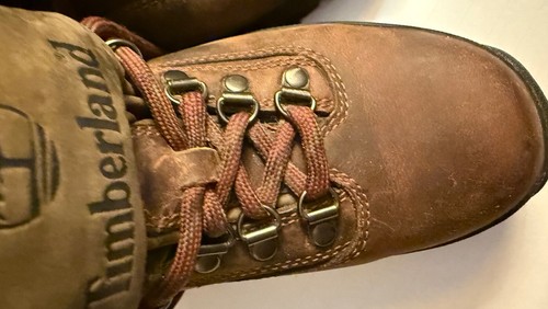 Timberland 95310 Stivaletti Donna Euro Hiker Pelle Marrone Escursionismo Lavoro 7M