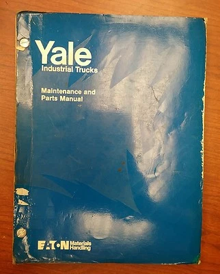 YALE INDUSTRIAL TRUCK MANUAL K74C/FC 040-050 (ITD-1275) - Image 1 of 2