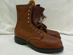 Vintage Herren Red Wing Isoliert Leder Stahlkappe Arbeitsstiefel 7 D Neu 4412 $ 900 - Bild 1 von 12