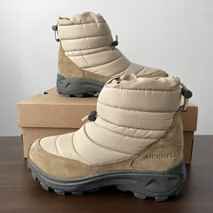 Merrell Men's Winter Moc Zero Tall Boots - Camel - Size 8 - Bild 1 von 8