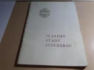 Broschüre - 70 Jahre Stadt Stockerau 1893 - 1963 /A77 - Bild 1 von 2