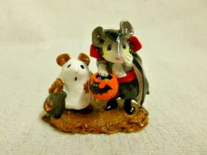 Wee Forest Folk Two Scared Spooks Halloween Edition Red m-284 Retired - Picture 1 of 2