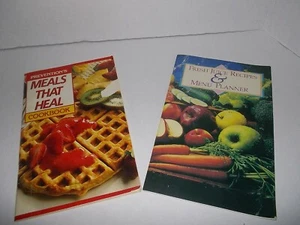 Fresh Juice Recipes & Menu Planner and Meals That Heal Cookbook  2 Books - Foto 1 di 1
