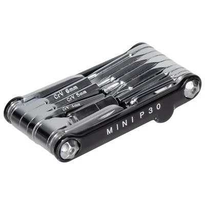 Topeak Fahrrad Multifunktionswerkzeug Mini PT30 Multitool Reisewerkzeug Schwarz - Bild 1 von 4